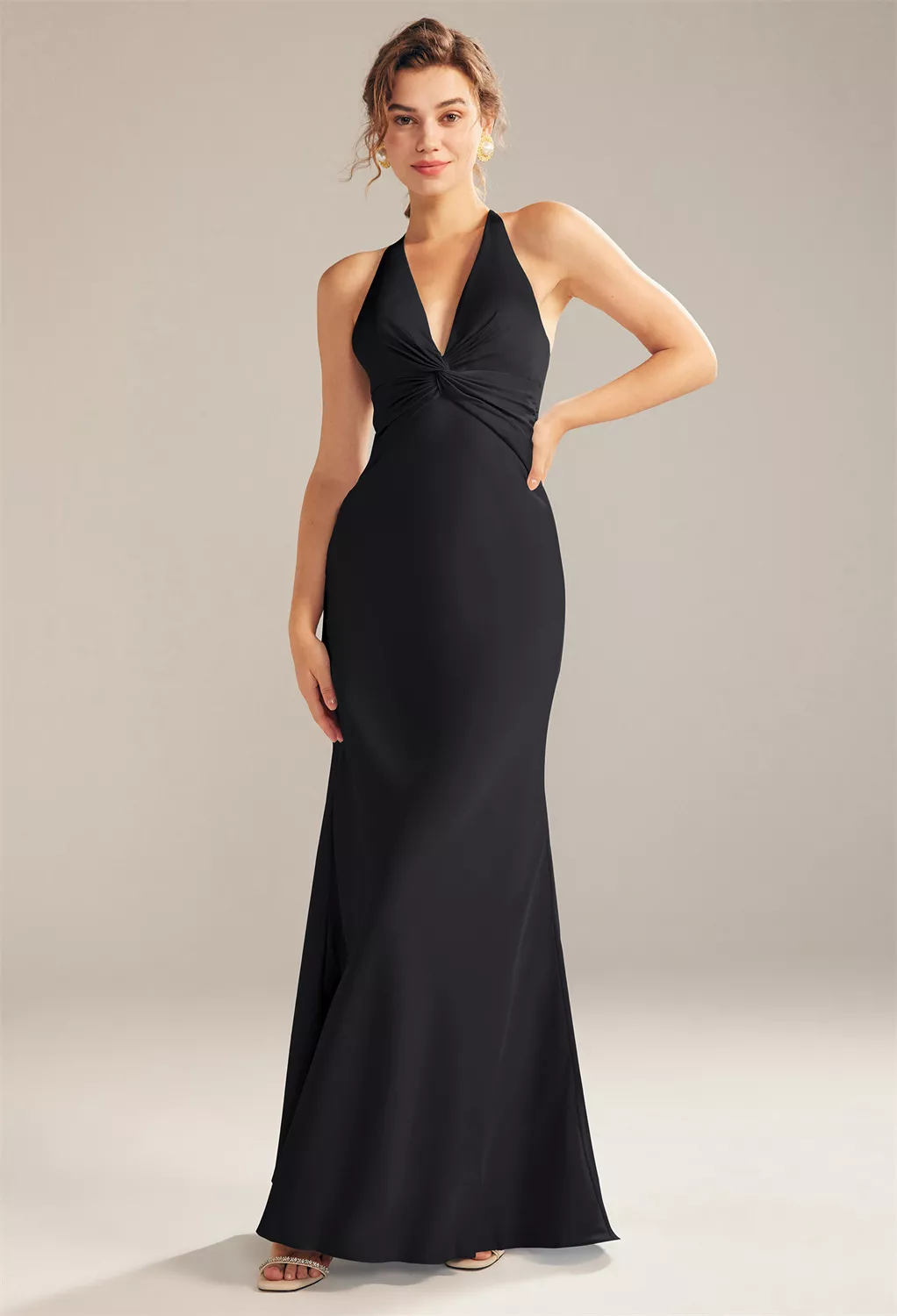 AW Largo Black Metallic  Spring Wedding Guest Dresses
